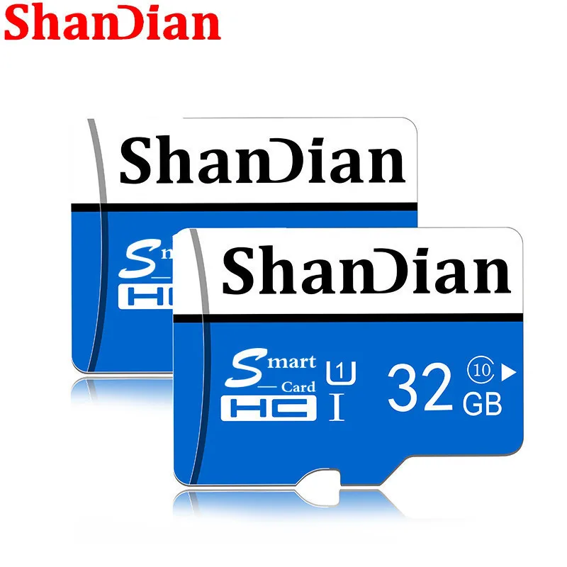 SHANDIA Original memory card 128GB 64GB 32GB high speed flash 8GB microsd TF/SD Cards for Tablet/camera/mobile phone | Компьютеры и
