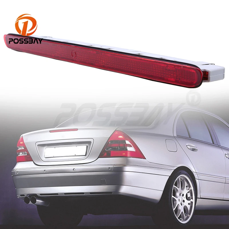 

Posbay 1 шт. автомобильный высокоуровневый задний стоп-светильник, стоп-сигнал, Предупреждение ющий светильник светодиодный, подходит для Mercedes...