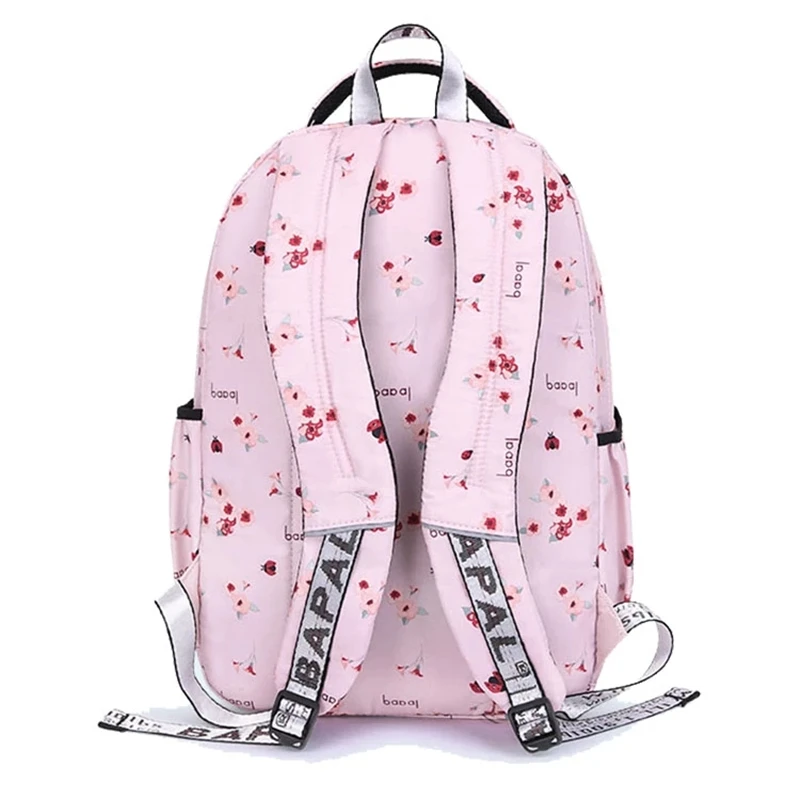 Large Capacity Waterproof Flowers Printed Schoolbag 7 Grade Primary School Orthopedic Satchel Book Bags for Teenage Kids Girls