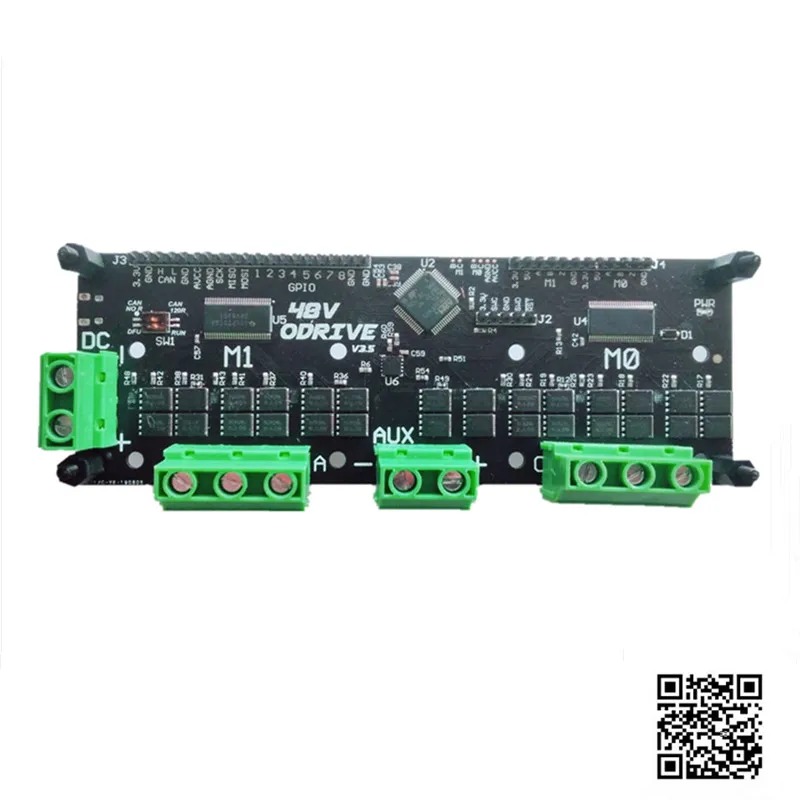 Бесщеточный контроллер двигателя ODrive LEC с двойным приводом поддерживает