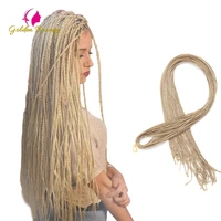 zizi braids crochet box braids micro synthetic braiding hair extensions multicolor crochet long hair golde beauty