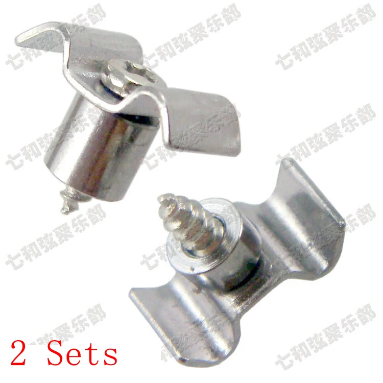 

2 Sets Chrome Electric Guitar String Retainers tree for Electric Guitar