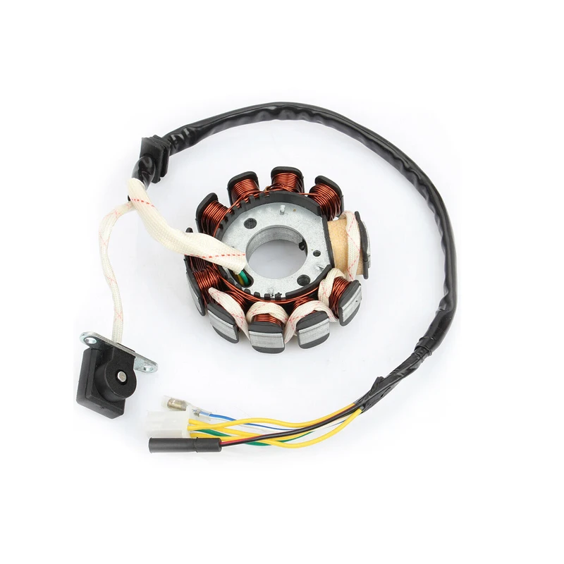 Катушка статора зажигания Magneto 11 полюсов для GY6 125cc 150cc Мопед скутер квадроцикл