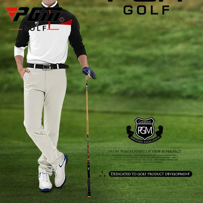 

PGM Outdoor Sport Long Trousers Dry Quick Golf Pants Solid Training Trouser For Man Comfortable Slim Golf Clothes AA11846