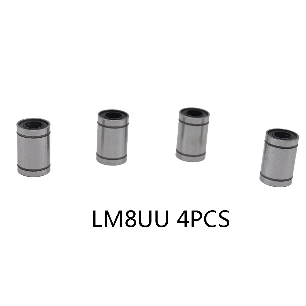 4 шт./лот LM8UU 8 мм линейный втулка CNC подшипник для вала|Валы| |