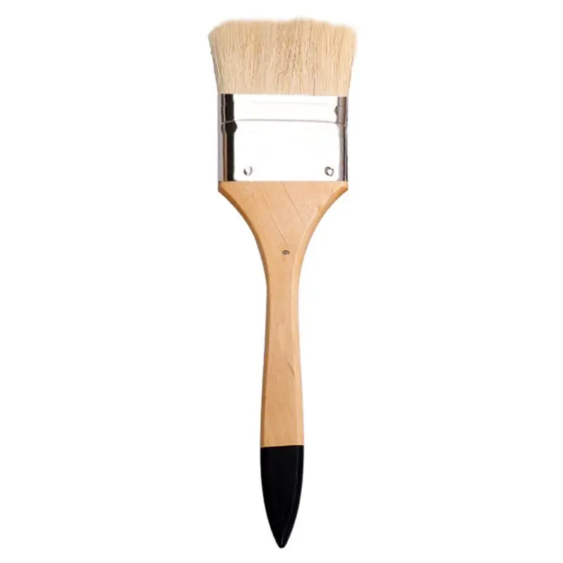 

High Quality Birch Wool Brush Watercolor Pen Gouache Oil Painting Acrylic Brush Board Wall Painting Brush