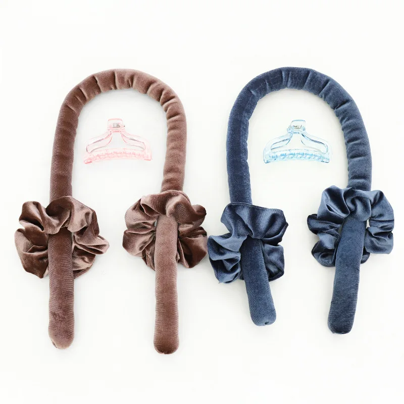 

Heatless Curling Rod Headband No Heat Curls Velvet Hair Rollers Sleeping Hair Curlers DIY Hair Styling Tools Dropshiping