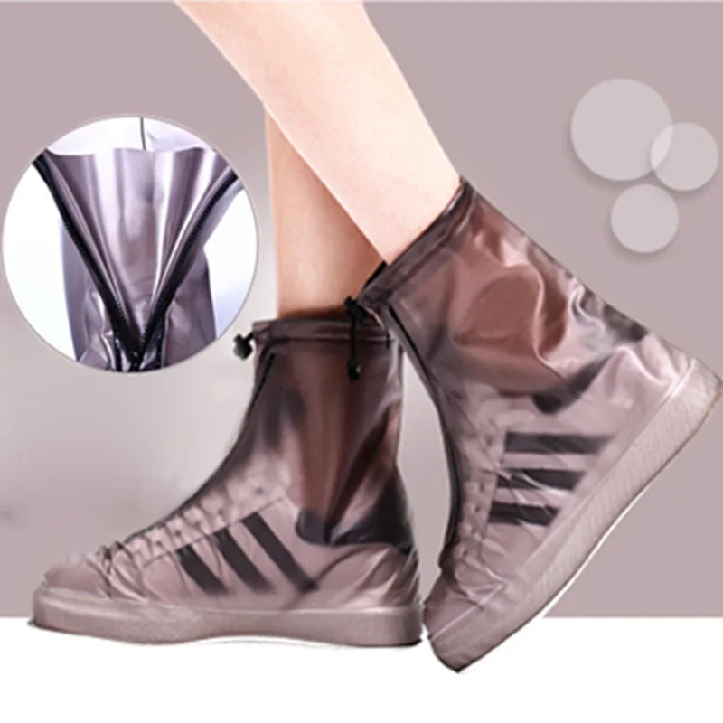 

Waterproof Shoe Cover Silicone Material Unisex Shoes Protectors Rain Boots for Indoor Outdoor Rainy Days Dust-proof Non-slip