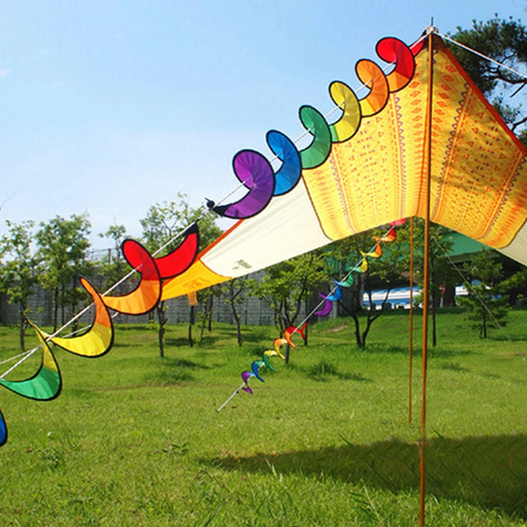 

Rainbow Spinner Wind Spinners For Colorful Hanging Yard Decoration -