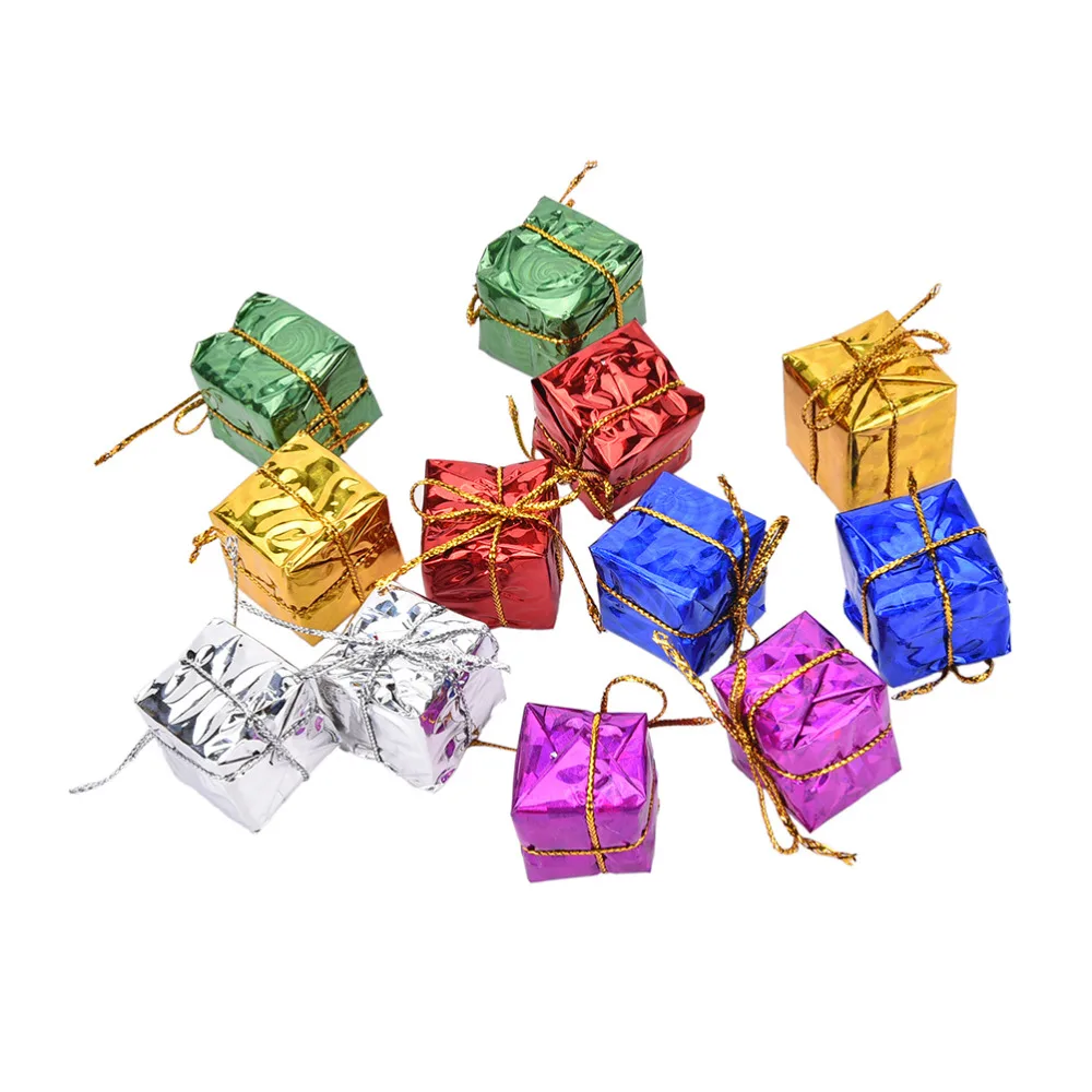 12 шт./компл. милые вечерние подвесные Подвески на Рождество декоративные мини