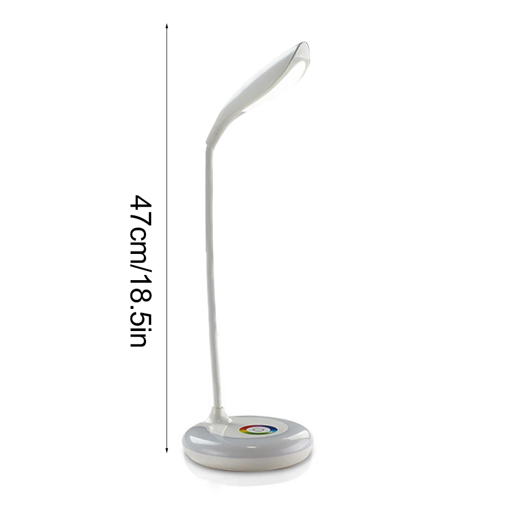 Светодиодный настольный светильник с usb зарядкой Гибкая Настольная лампа для