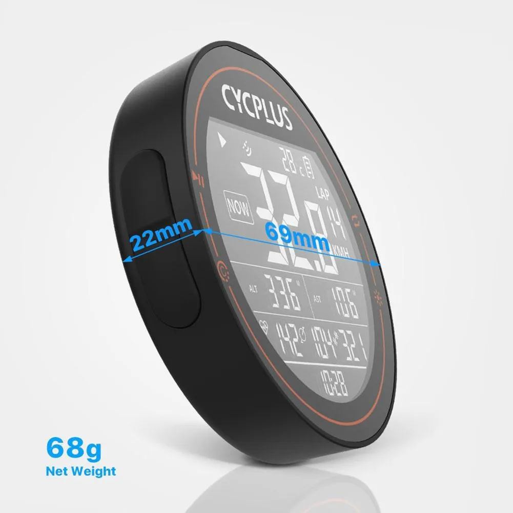 Bike Bicycle CYCPLUS M2 Wireless GPS Computer Speedometer Odometer Stopwatch For 30 Hours Use Cycling Computer