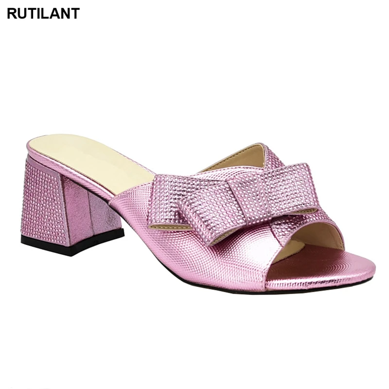 Женские туфли на высоком каблуке стразы свадебные без шнуровки Женская