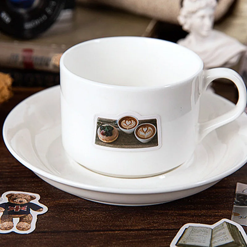 45 шт Ретро наклейки каваи видео канцелярские Бумажные Клейкие для детей