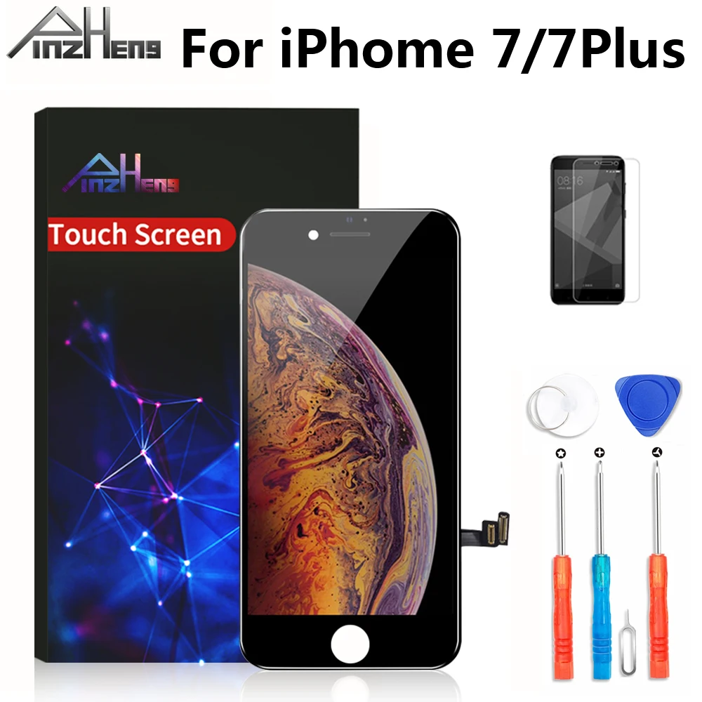 

PINZHENG AAAA качественный ЖК-экран для iPhone 7 Plus, сенсорный ЖК-дисплей, дигитайзер 7 Plus, Замена ЖК-дисплея