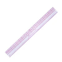 2pcs 45cm tailor multi function grading ruler double side metric straight ruler sewing craft tool plastic transparent ruler