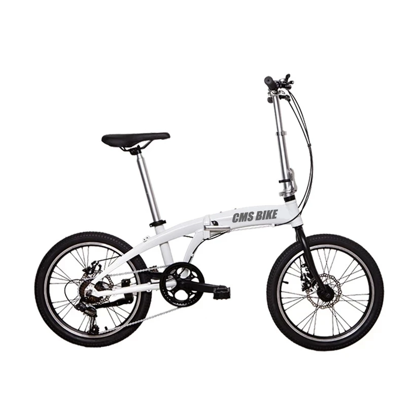 

6 Speeds 20 Inch Foldable Bike Disc Brakes Bicycle Aluminum Alloy Frame Mini Portable Light Weight Daily Working Accessories