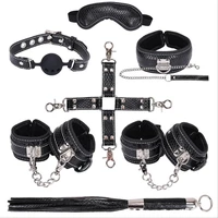exotic sex products for adults games leather bondage bdsm kits handcuffs sex toys whip gag women sex accessories s0873