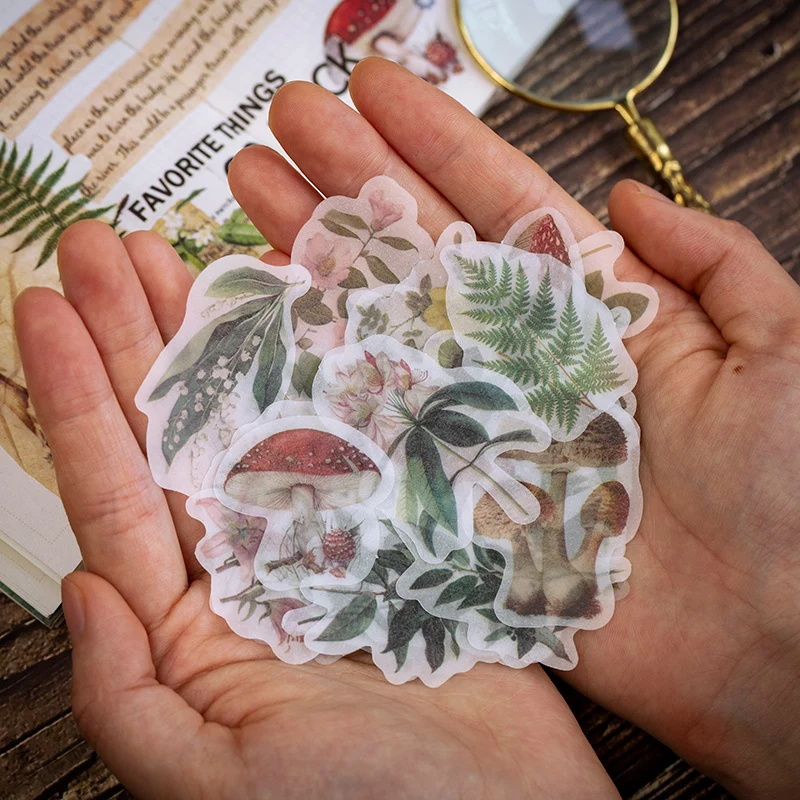 50 шт./упак. милые виниловые наклейки Kawaii Plant Decoration Diy дневник в стиле Скрапбукинг