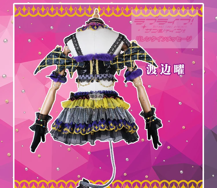 Love Live! Sunshine! Aqours Chika Ruby Kanan Dia You Little Devil костюм для косплея на Хэллоуин и Рождество