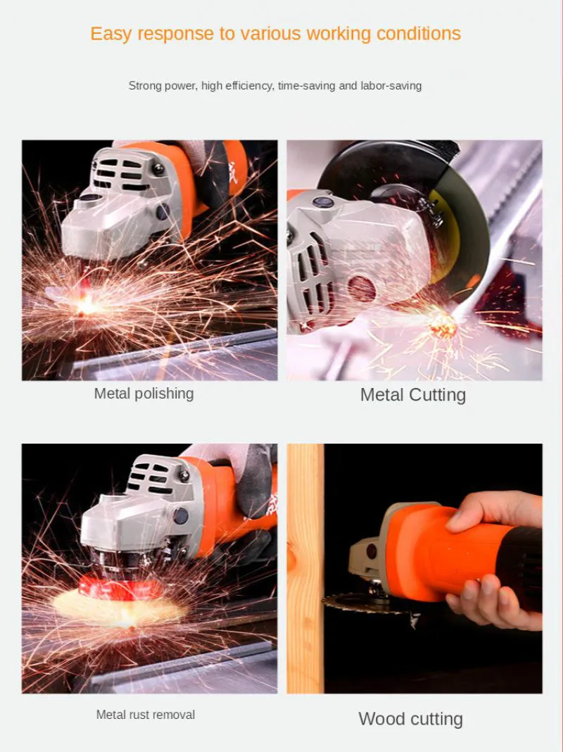 

Angle grinder multifunctional cutting machine household hand grinding wheel flagship store hand grinder polishing grinder polish