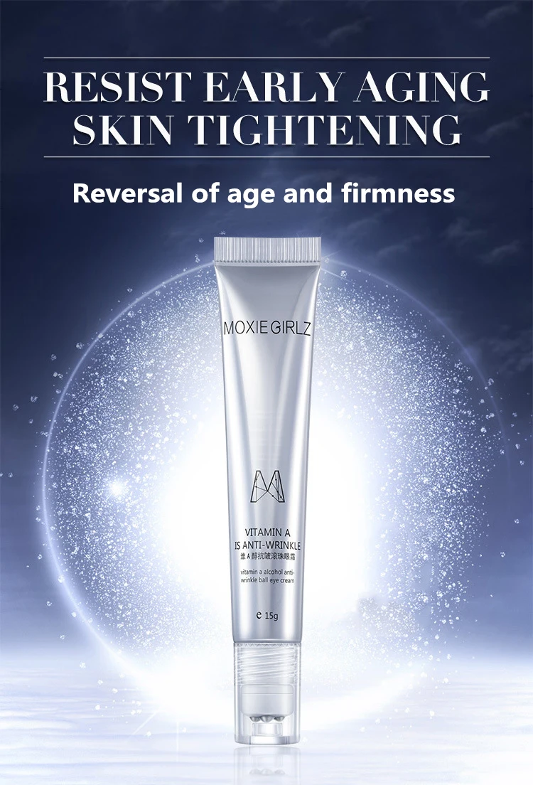 

Vitamin A Massage Rolling Eye Cream Remover Dark Circle Anti-Wrinkle Moisturizing Oil-Control Refresh Cream Eye Massager Care