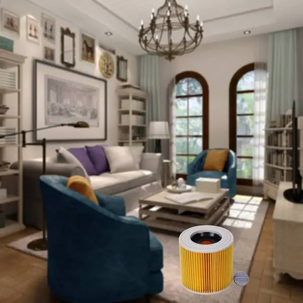 

4 Pcs Air Dust Hepa Filter for Karcher A2004/A2054/WD2.250,Replacement Filter Parts for Karcher Vacuum Cleaner