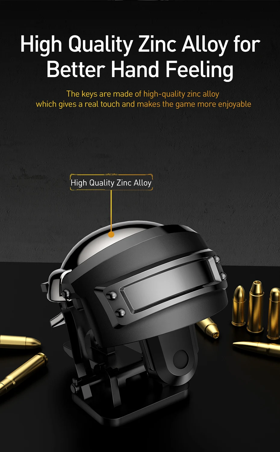 Baseus Pubg Controller for iPhone XR L1 R1 Gaming Trigger Pubg Mobile Gamepads Fire Button Smart Phone Mobile Shooter Controller