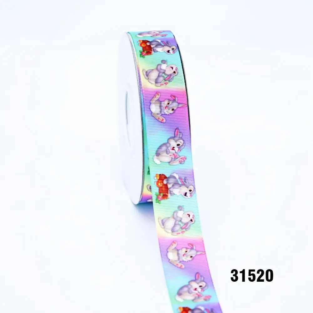 31520 DIY ремесло поставляет мультфильм персонаж напечатанный grosgrain ленты, атласная лента 50 ярдов. 31502 - Цвет: 31520