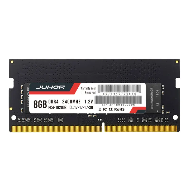 

JUHOR RAM memoria 8GB 16GB ddr4 laptop sodimm Memory with 2133 2400mhz 2666mhz 1.2V New dimm rams