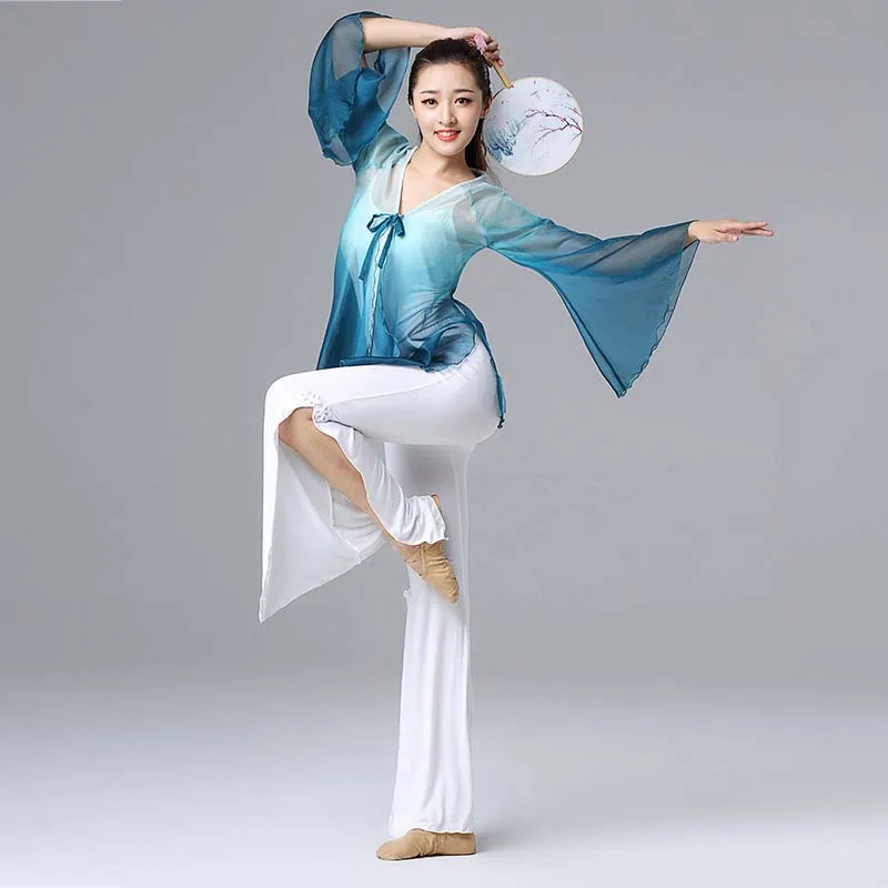 Китайский народный танцевальный женский костюм hanfu феи для женщин танцевальные