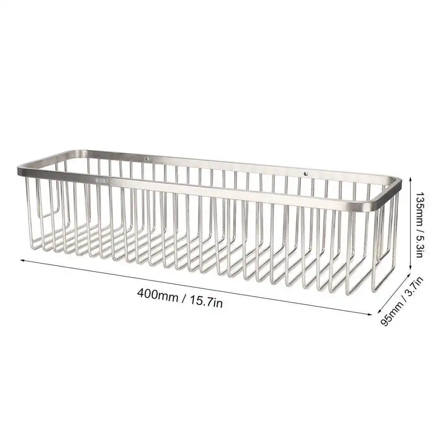 Корзина для душа из нержавеющей стали полка ванной комнаты и органайзер хранения