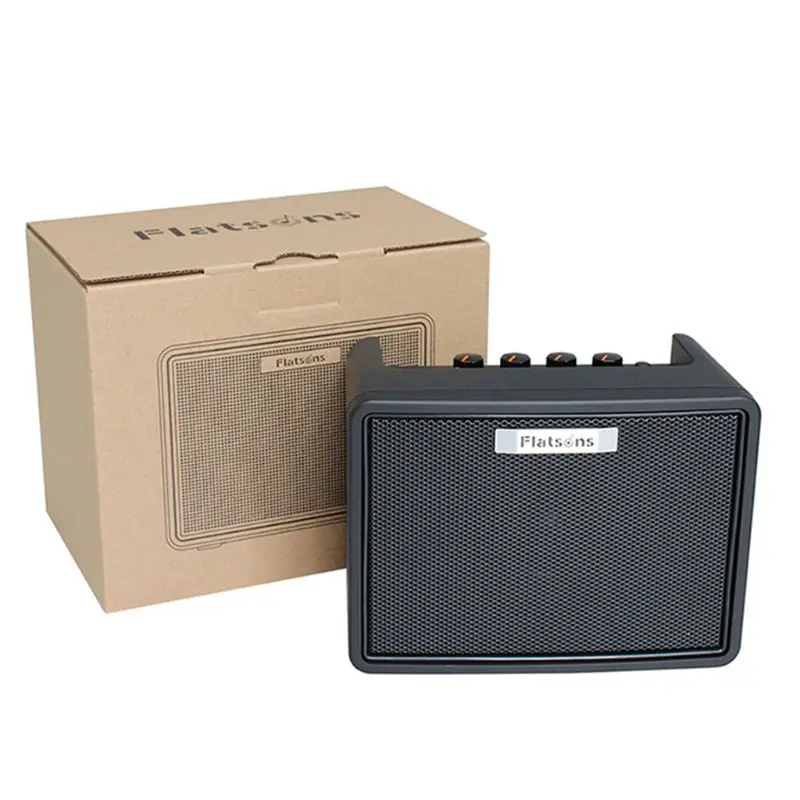 

2021 Top FGA-3 Mini Guitar Amplifier 6*AA batteries USB Power Supply Portable Amp Speaker for Acoustic/ Electric Guitar Ukulele