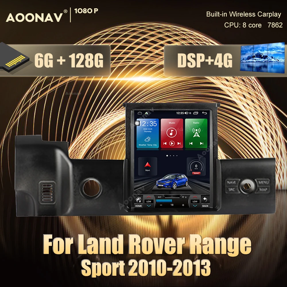 

128GB car radio 2din Android 10.0 For Land Rover Range Sport 2010-2013 car multimedia player android auto GPS car stereo auto