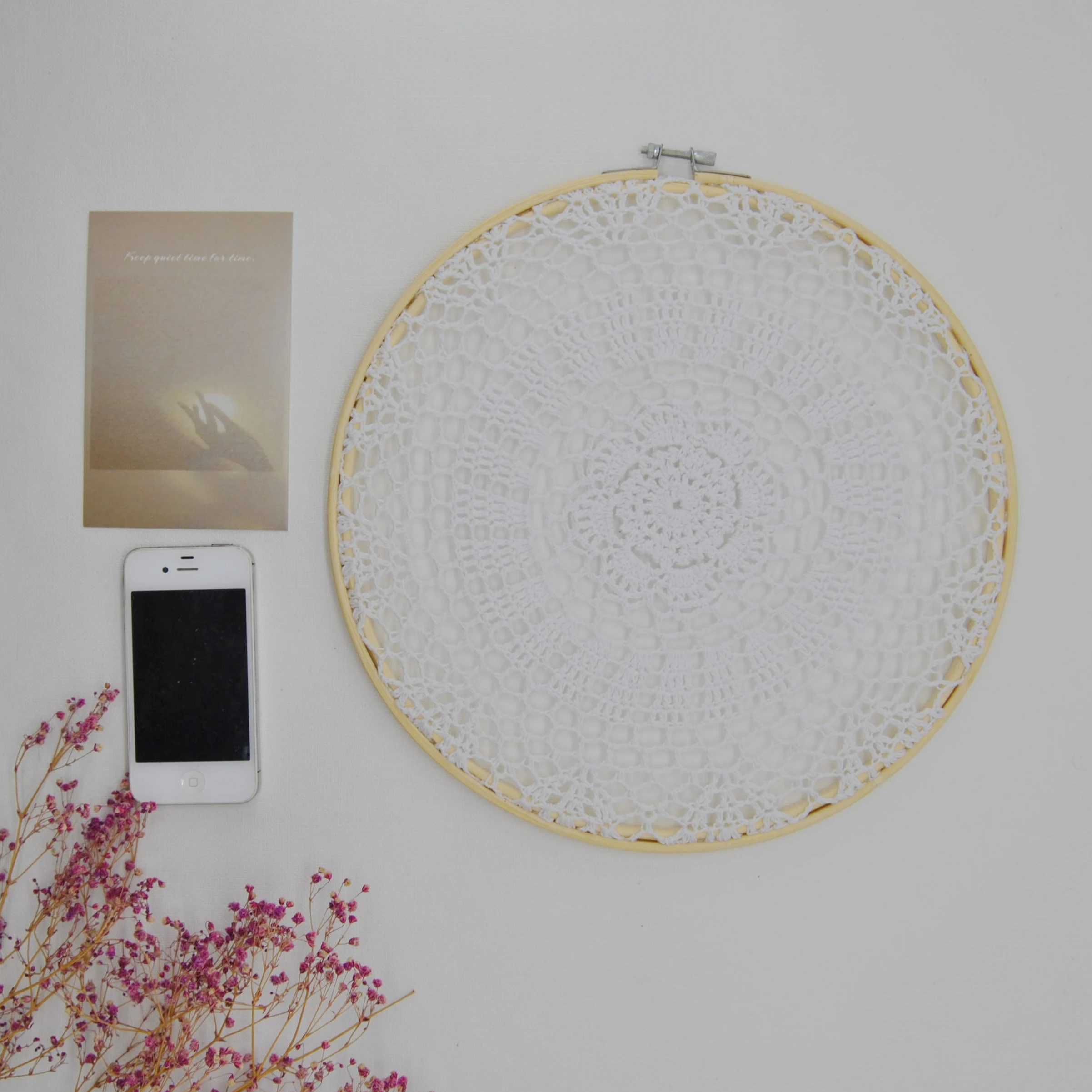 

Handmade Macrame Pendant Wedding Decoration Bohemian Tapestry LivingRoom Bedroom Wall Decoration Sweet Home No.B069 Diameter30cm