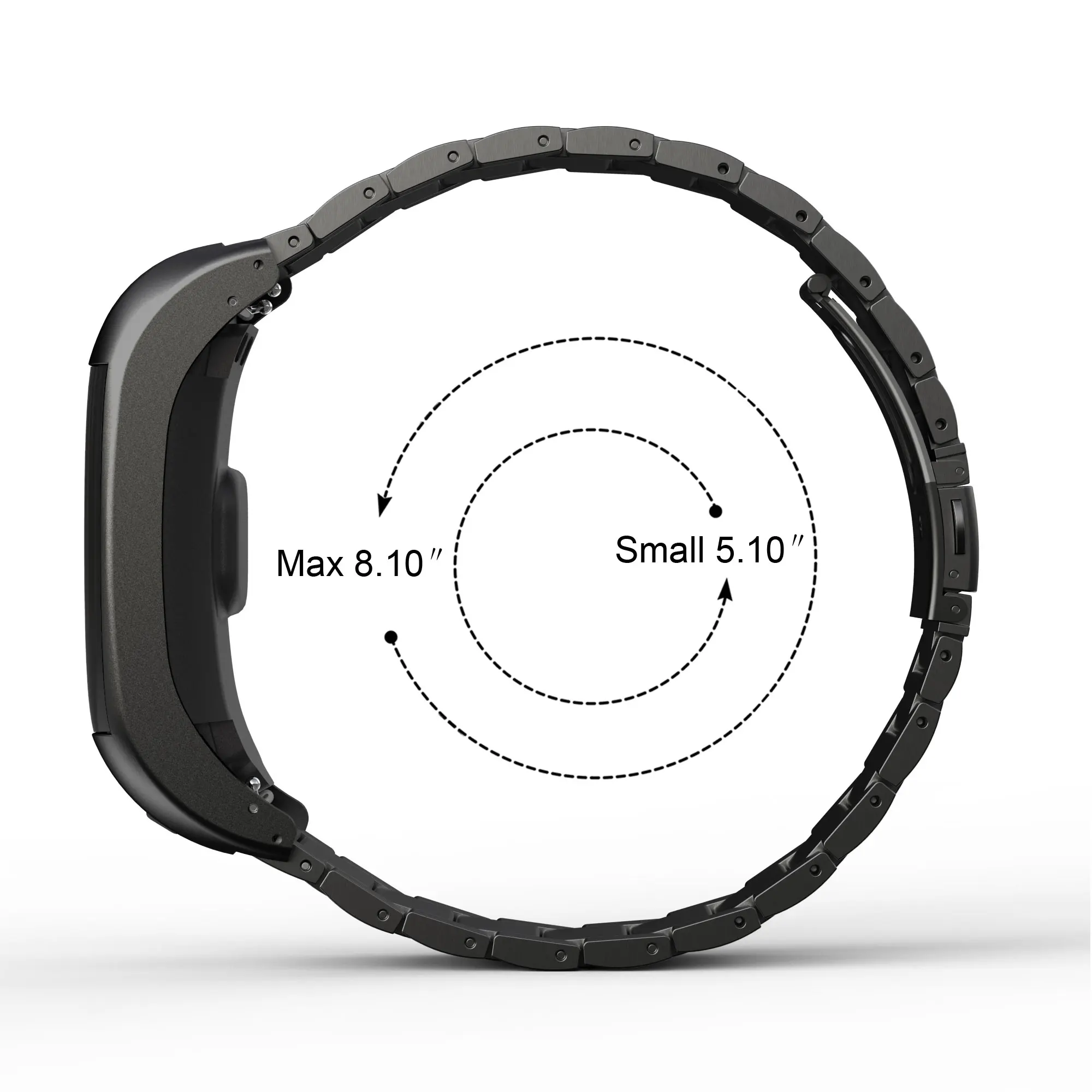 Ремешок для часов из нержавеющей стали для Garmin Vivosmart HR+ ремешок, металлические Ремешки для наручных часов, сменный Браслет для Vivosmart HR+ умные часы