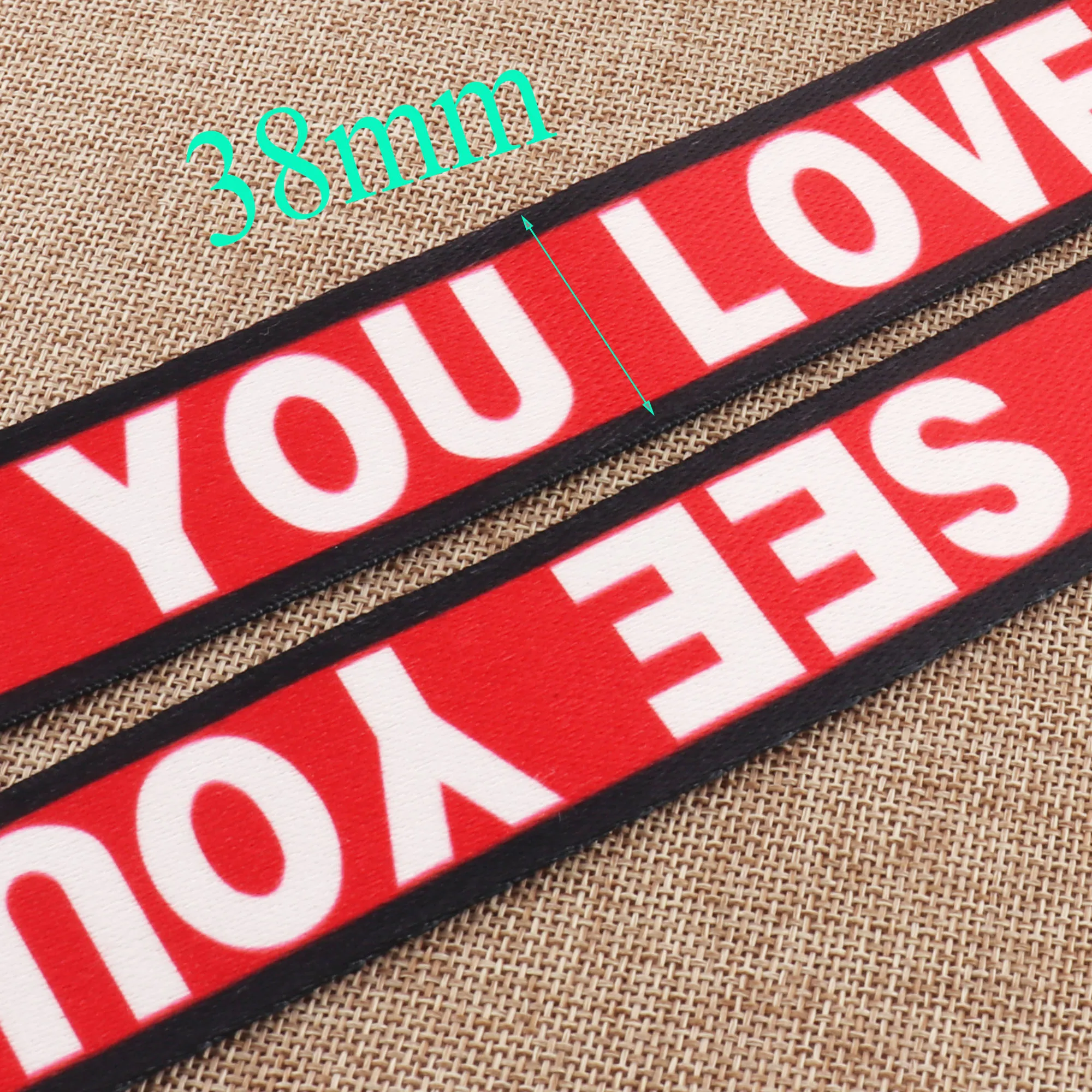 

1.5" Black red Striped Cotton Webbing,Lanyard Belt bag purse Nylon Webbing Bag Purse upholstery Bag straps Webbing by the yard