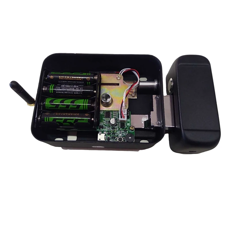 Door Handle 375KHZ Anti-Theft Lock Smart Access Control Fingerprint Storage Password Card Key Integrated Electric Free Wiring |