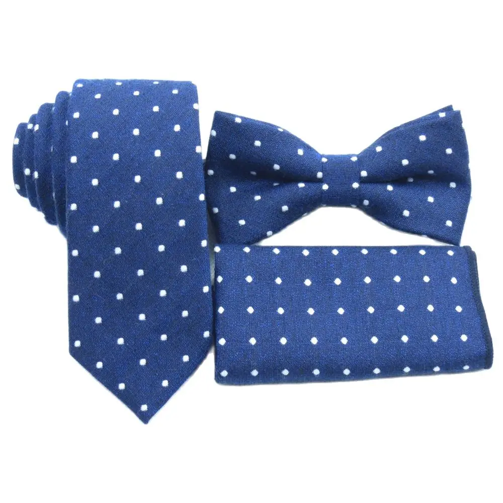 

Галстуки светло-синего цвета, нагрудный платок в белый горошек, хлопчатобумажный галстук, темно-синий мужской галстук-бабочка