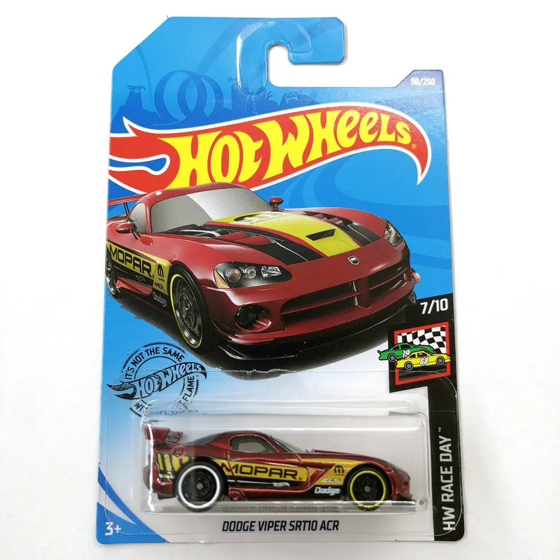 

2020-50 Hot Wheels 1:64 Car DODGE VIPER SRT10 ACR Metal Diecast Model Car Kids Toys Gift