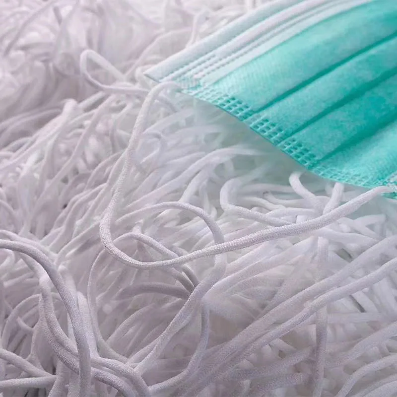 Эластичная Женская 3 мм 5 плоская белая эластичная лента для шитья марлевой маски