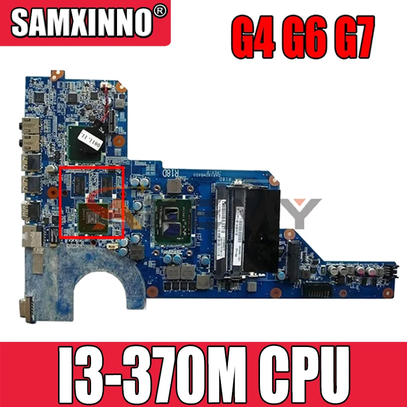 

AKemy материнская плата для ноутбука HP Pavilion G4 G6 G7 Core I3-370M материнская плата 655985-001 аккумулятор большой емкости DAR18DMB6D0 N12P-GV-S-A1 HM55 DDR3