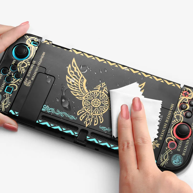 Тонкая задняя жесткая крышка Nintendo Switch разделенный защитный чехол из закаленного