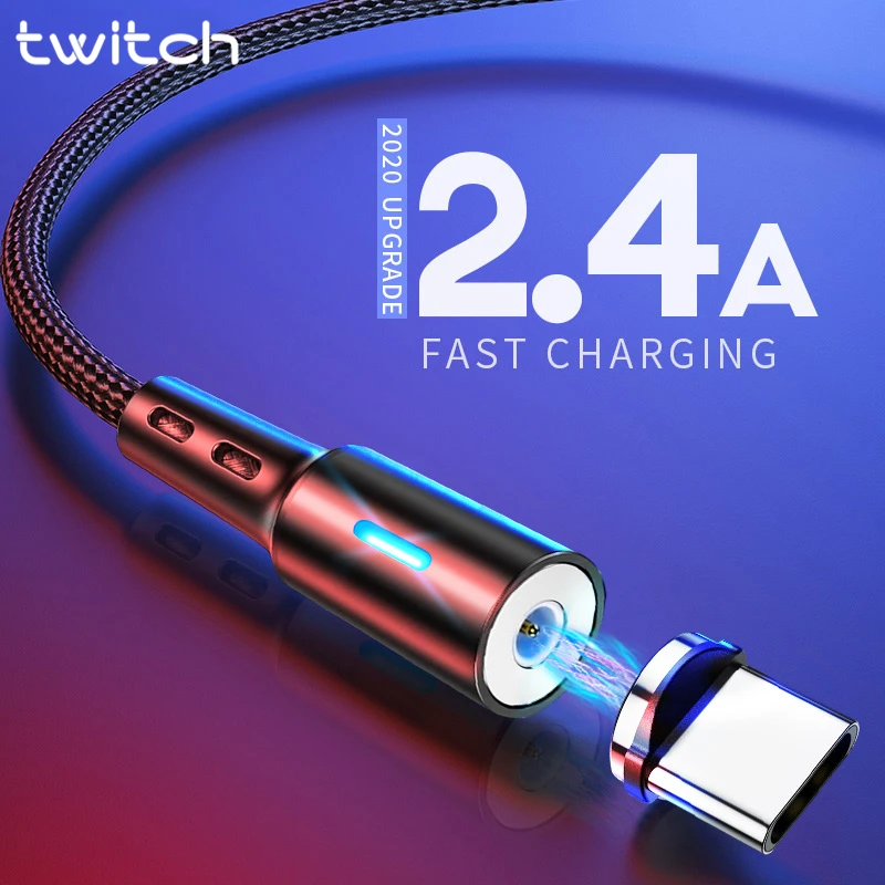 Магнитный кабель USB Type C для быстрой зарядки Samsung S10 S9 Plus зарядное устройство Xiaomi