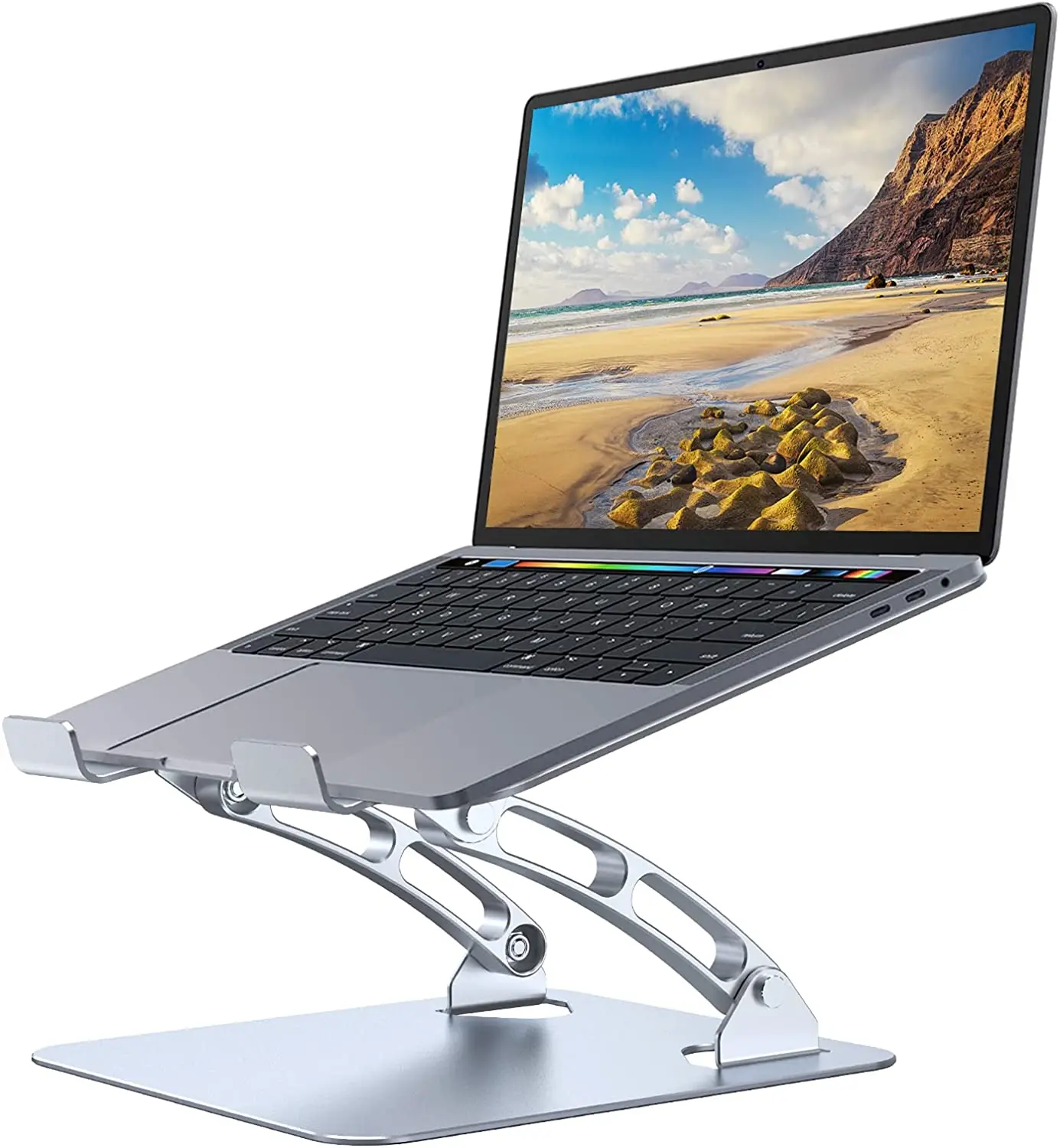 

Настольная подставка для ноутбука DDF iohEF, эргономичная алюминиевая настольная подставка для компьютера, подставка для ноутбука с регулируе...