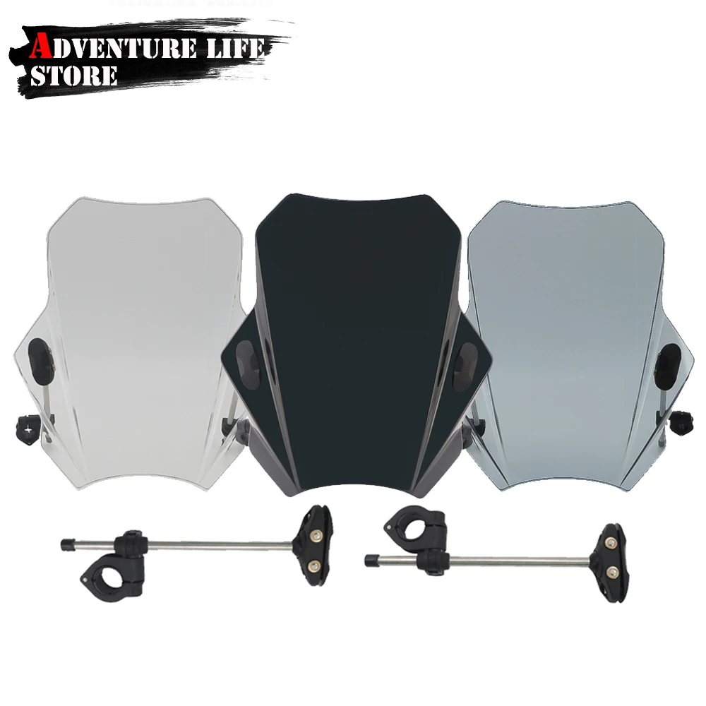 

Motorcycle Adjustable Windscreen Wind Deflector Windshield For Honda For YAMAHA For KAWASAKI For BMW F850GS F750GS For BENELLI