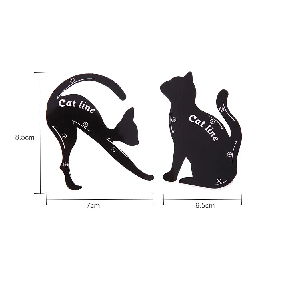 Профессиональный трафарет для подводки глаз шаблон макияжа бровей инструменты