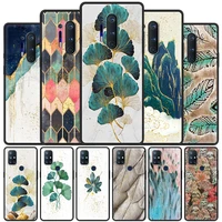 For OnePlus Nord 7Pro Case For One Plus N10 Pro n100 Full Protection Soft Phone Cover Luxury Gold Foil Art Sac