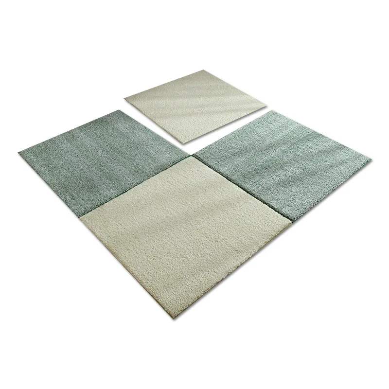 

Solid Color Thick Island Velvet Carpet Modern Living Room Area Carpet Rug Kids Tatami Split Splice Climbing Pad Home Decoration