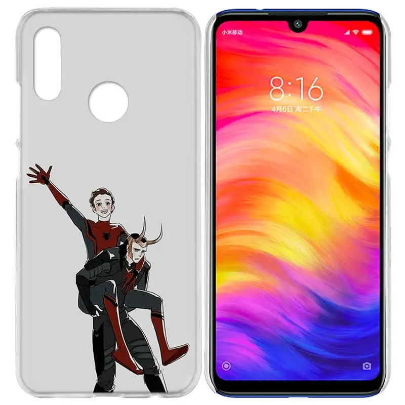 Чехол для Xiaomi Redmi Note 7 7A фотоаппаратов моментальной печати 7S 6 6A 5 Y3 K20 mi 8 до 9 лет CC9 CC9E A1 A2 A3 играть F1 Lite Pro Plus герой Marvel Локи